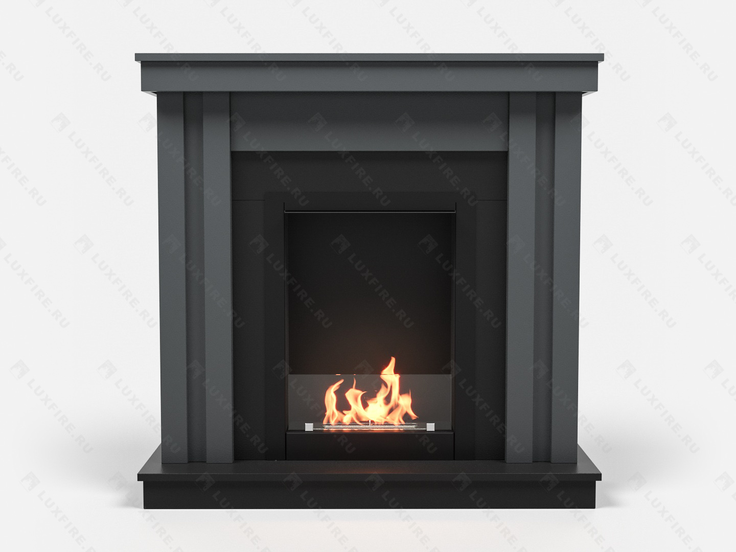 Биокамин Lux Fire с порталом Сапсан 24, графит по цене 92 085 руб.