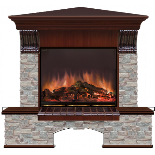 Бостон Грот цветной угловой (красное дерево)+Arte 23