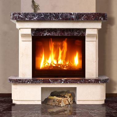 Биокамин Bioteplo Орландо из мрамора