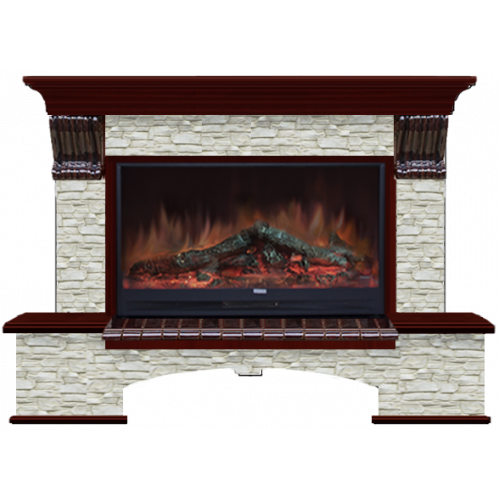 Бостон Грот однотонный 86 (красное дерево)+Premier S86