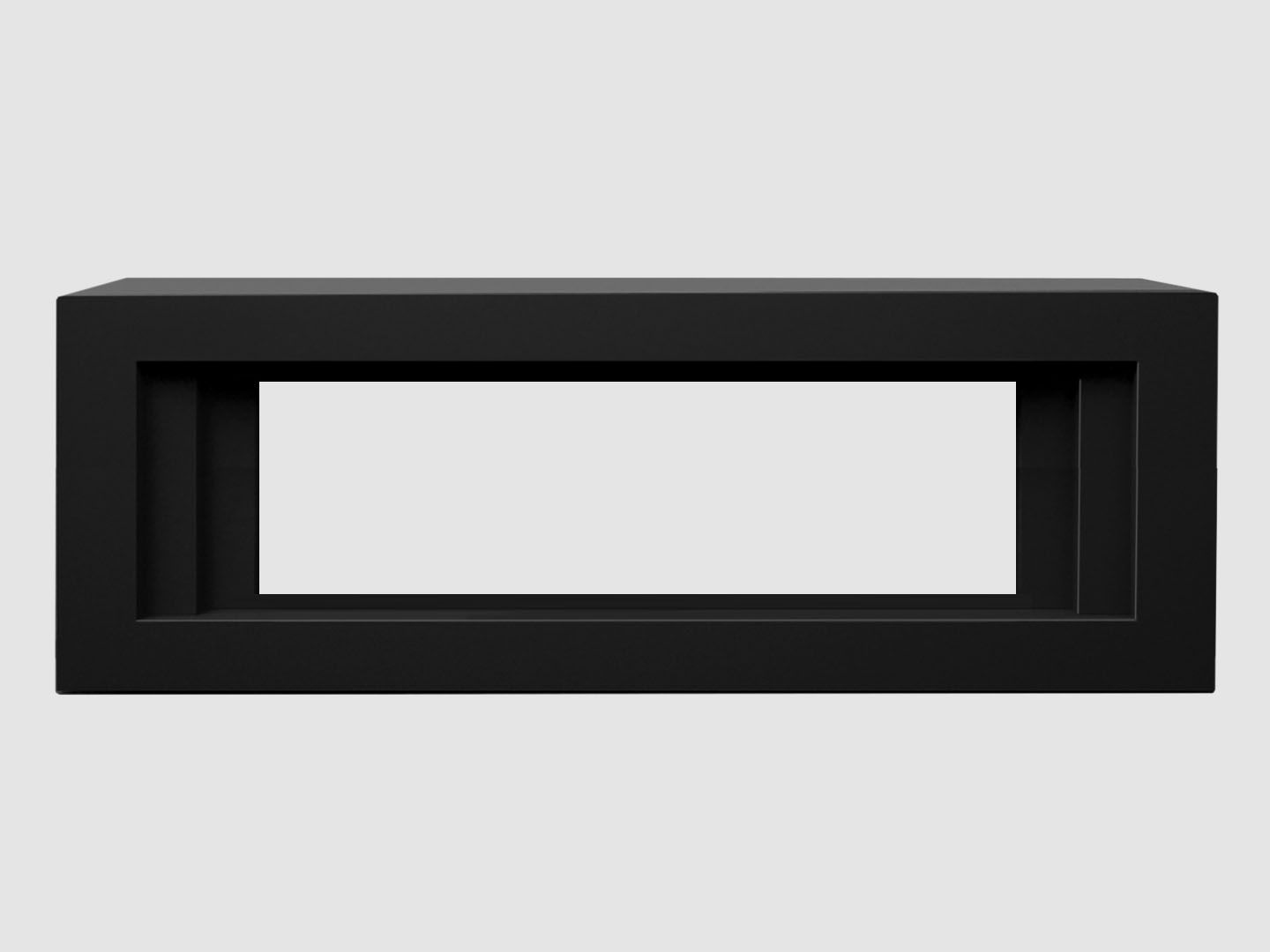 Каминный портал МДФ "LINE 2000" с биокамином Lux Fire "Фаер Бокс Вега-2" (черный) по цене 111 390 руб.