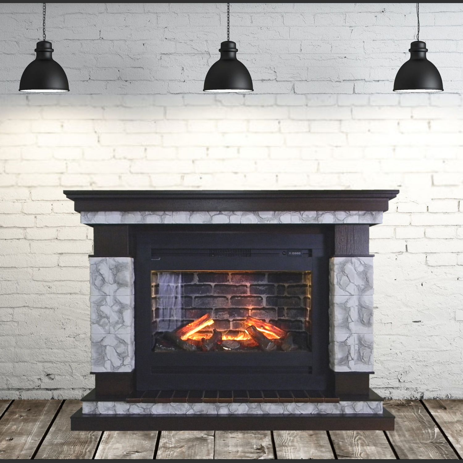 Электрокамин «Лорд Rumba 3D»