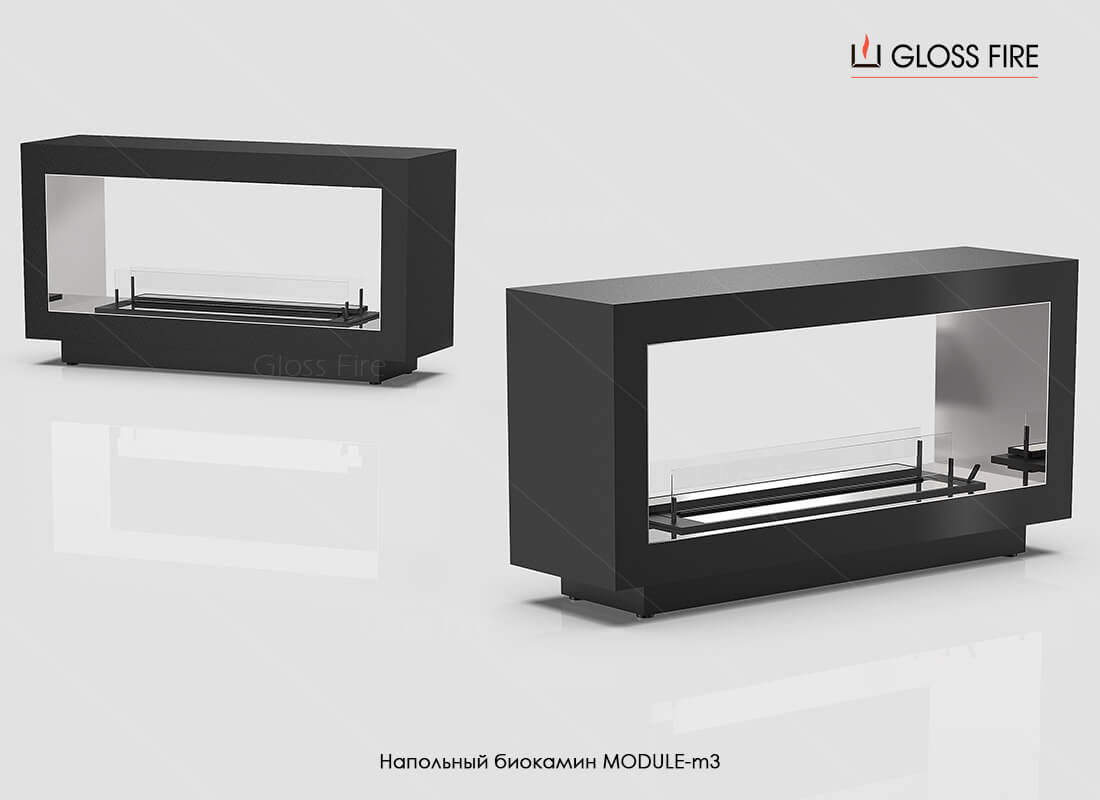 Напольный биокамин Module-m1 по цене 87 700 руб.