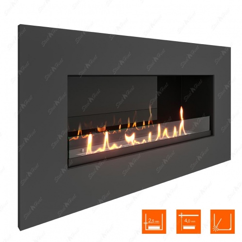 Биокамин SteelHeat GRAND 900 XL стекло + стемалит