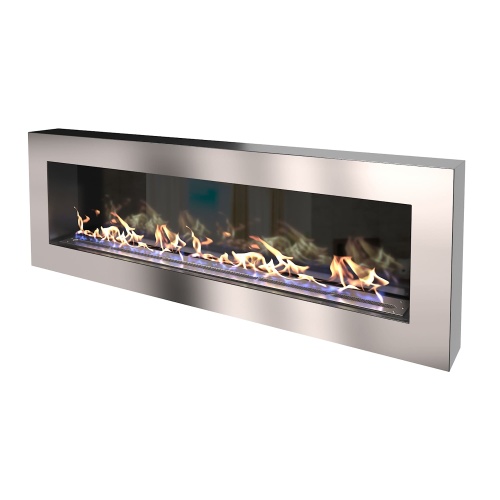 Биокамин "Русский огонь" Хай-тек 1500N настенный с защитным стеклом