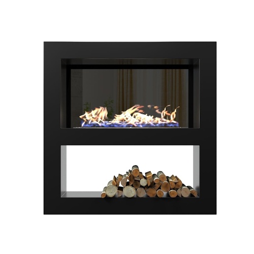 Биокамин "Русский огонь" Лобби 1500 встраиваемый с защитным стеклом