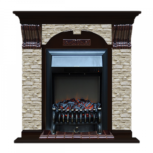 Арочный Грот однотонный (венге)+Fobos Black