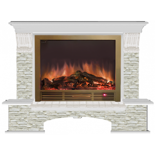 Бостон Грот однотонный Ш-33 (беленый дуб)+Sharm 33 BR