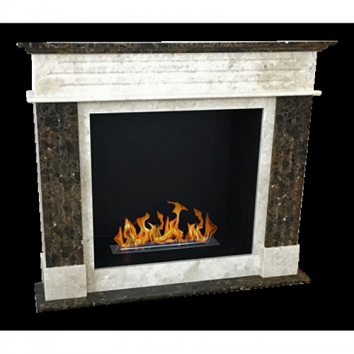 Биокамин ZeFire Barcelona мрамор