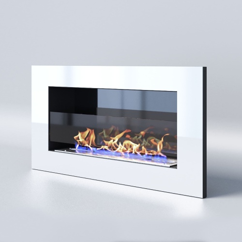 Биокамин "Русский огонь" Хай-тек 800V встраиваемый с защитным стеклом