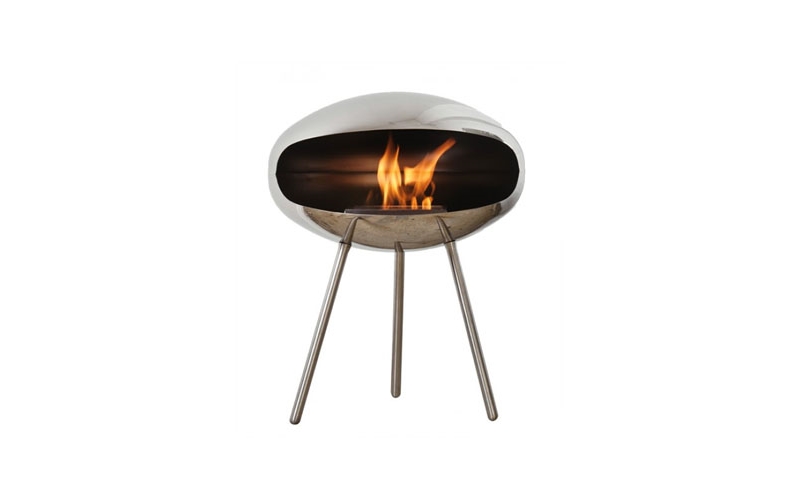 Напольный биокамин Cocoon Terra Stainless Steel по цене 182 100 руб.