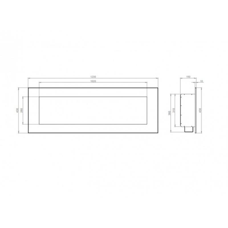 Биокамин Window III grey Арома по цене 3 390 руб.