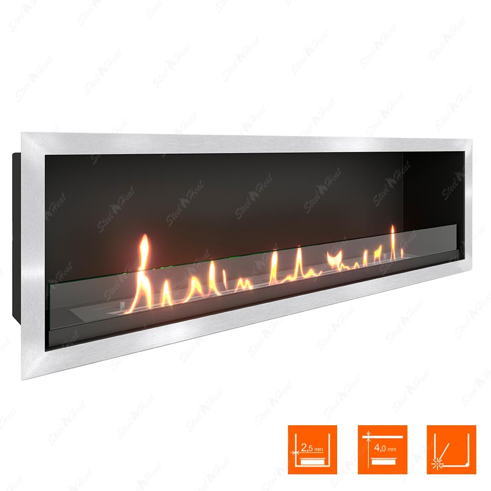 Биокамин SteelHeat LEADER-SH 1000 XL стекло по цене 47 584 руб.