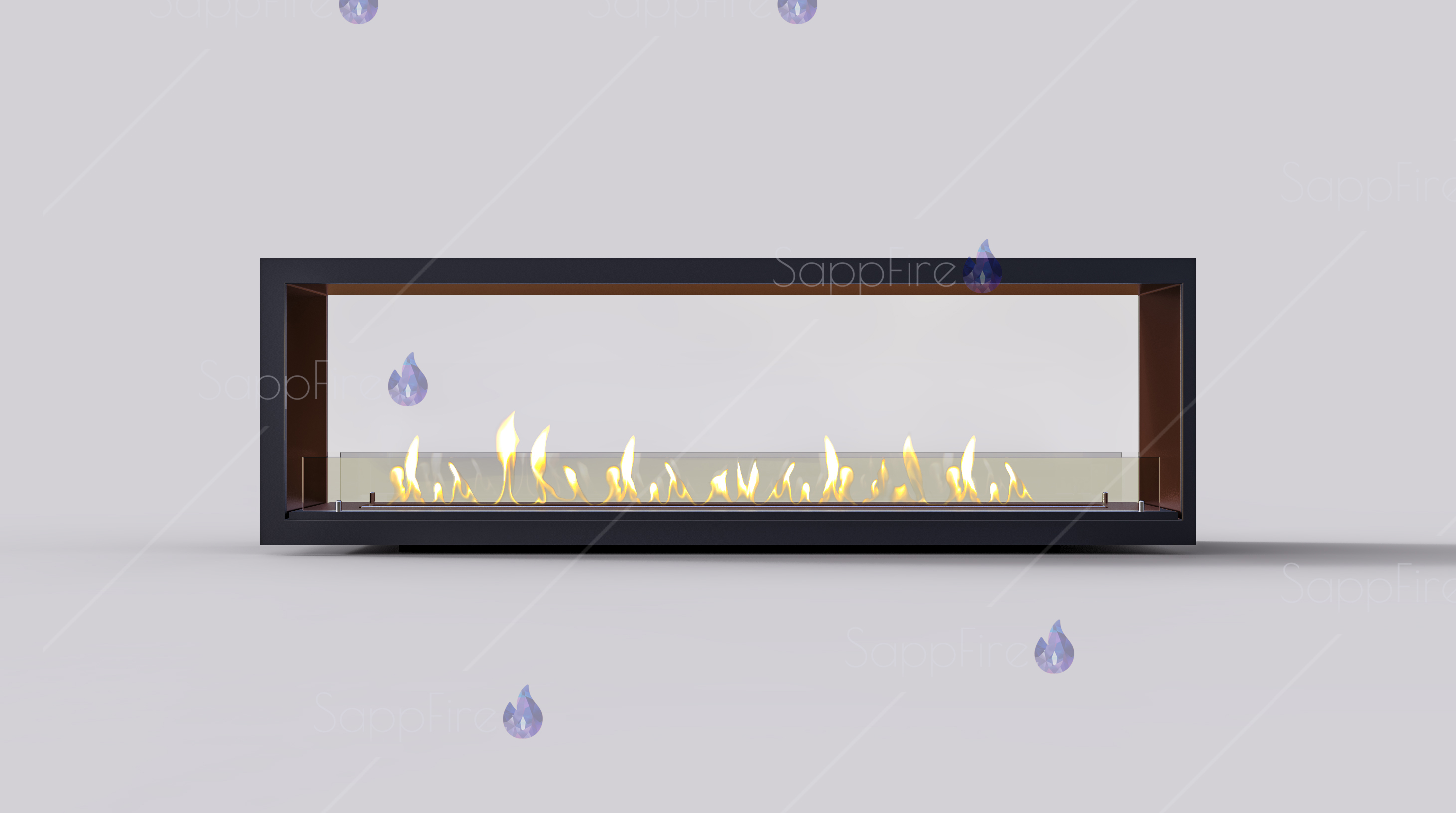 Встраиваемый сквозной очаг 1200 SappFire по цене 57 450 руб.