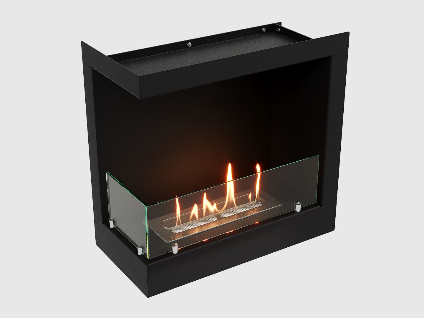 Встроенный биокамин Lux Fire Угловой 490 S (левый угол) по цене 35 090 руб.