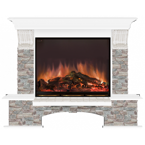 Бостон Грот цветной (белый)+Arte 28