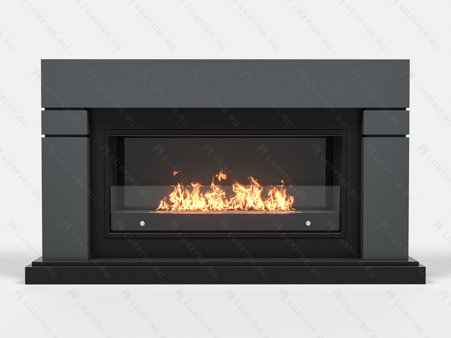 Биокамин Lux Fire с порталом Эльбрус 42, графит по цене 124 306 руб.
