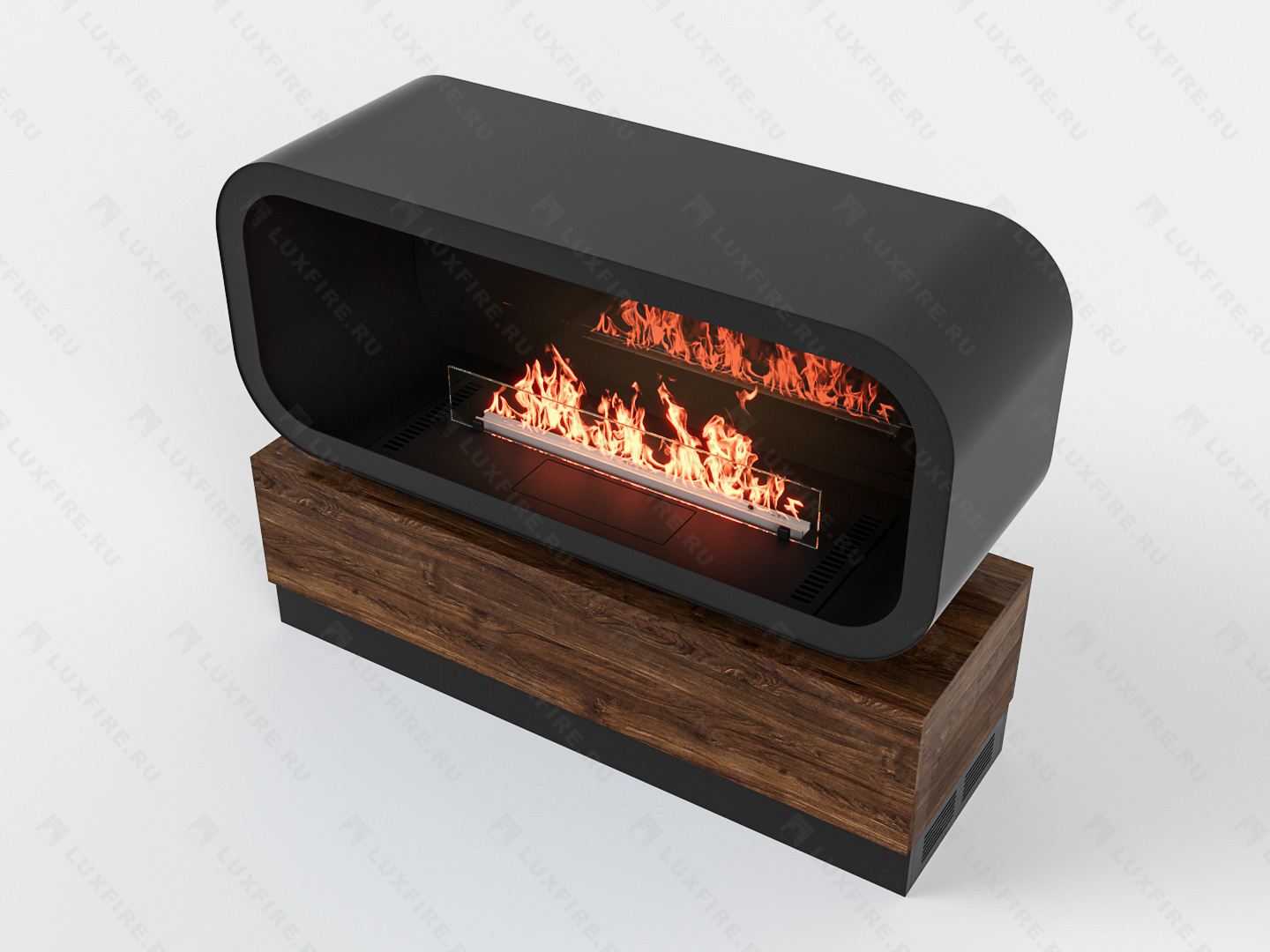Тумба с автоматическим биокамином Lux Fire Genius-I 1000 по цене 890 000 руб.