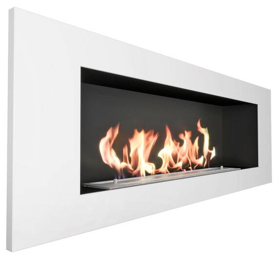 Биокамин ZeFire Elliot 1200 с белой рамкой по цене 42 800 руб.