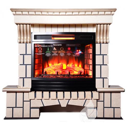 Экстер (бежевый с патиной)+Panoramic 25 LED FX QZ