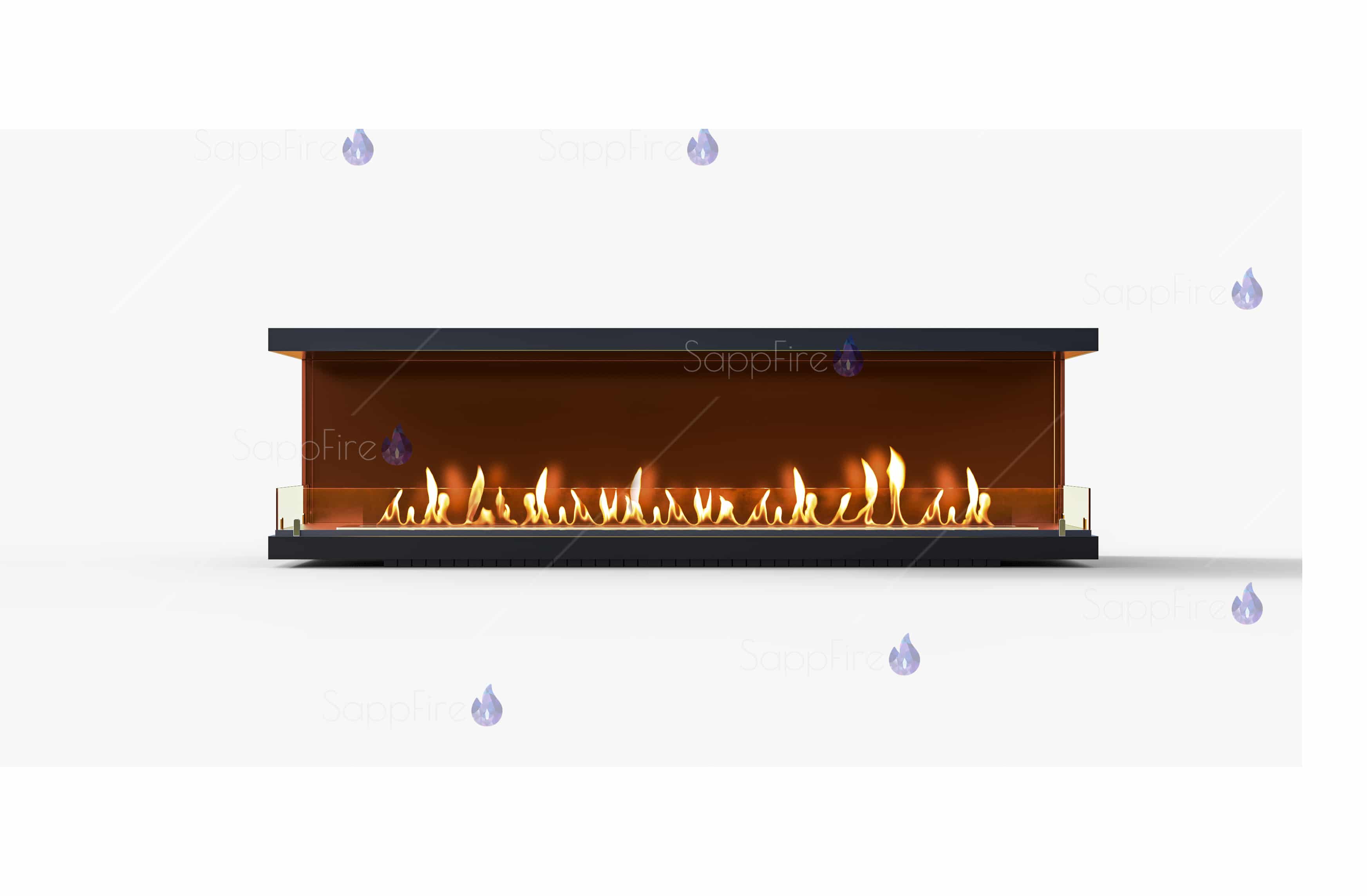 Встраиваемый торцевой очаг 1500 SappFire по цене 68 200 руб.