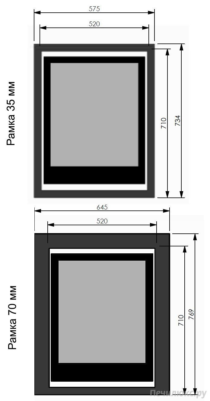Газовый камин BellFires Unica 55