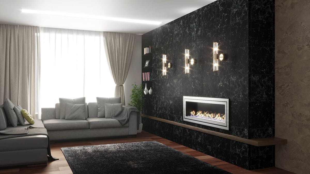 Биокамин "Русский огонь" Стенли 1300V встраиваемый по цене 43 890 руб.