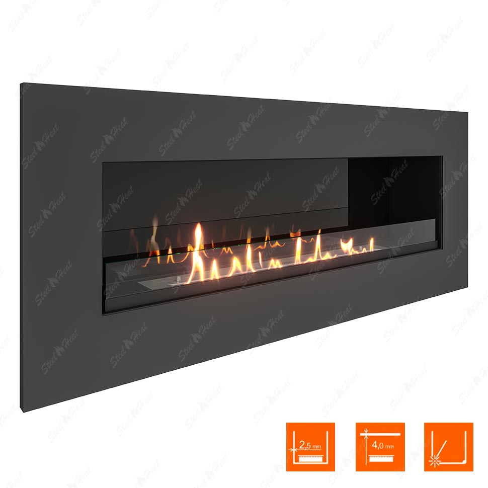 Биокамин SteelHeat GRAND 1200 стекло + стемалит по цене 55 860 руб.