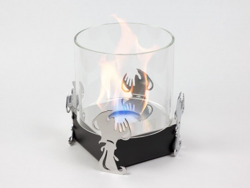 Настольный биокамин Lux Fire Зодиак "Водолей" Чёрный