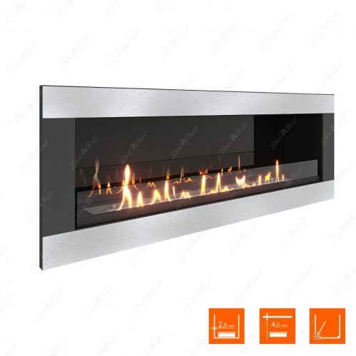 Биокамин SteelHeat ONE-H 1100 XL стекло + стемалит