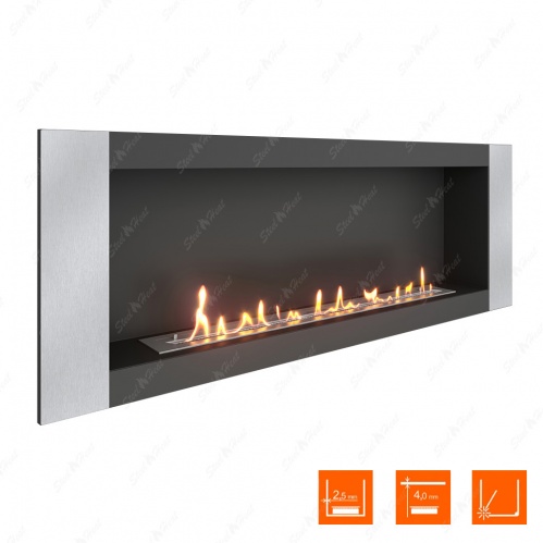 Биокамин SteelHeat LONG-V 1500