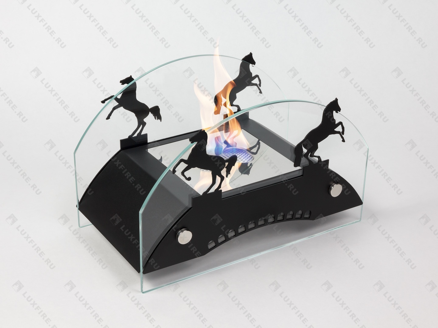 Настольный биокамин Lux Fire "Графский мост" М (черный) по цене 19 602 руб.