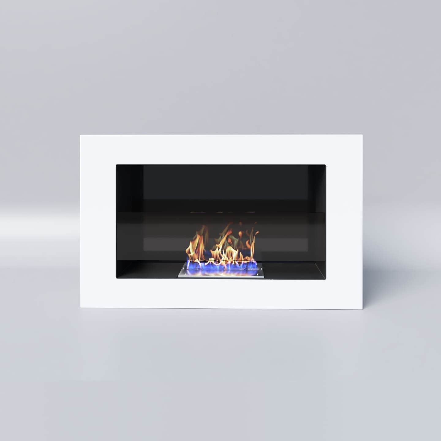 Биокамин "Русский огонь" Лайт Бланк 650N с декоративным стеклом (стемалитом) по цене 22 750 руб.