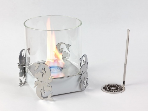 Настольный биокамин Lux Fire Зодиак "Рыбы" Белый