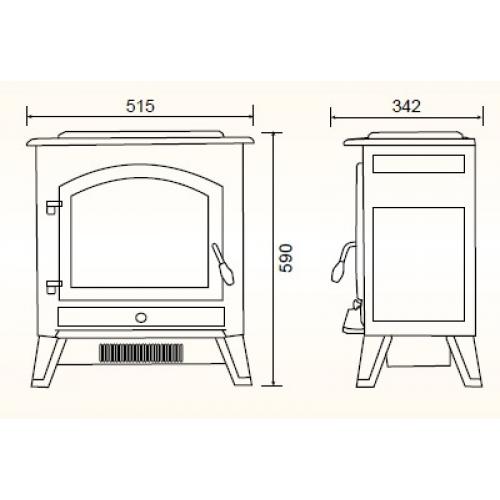 Электрокамин EFP/F - 200RC