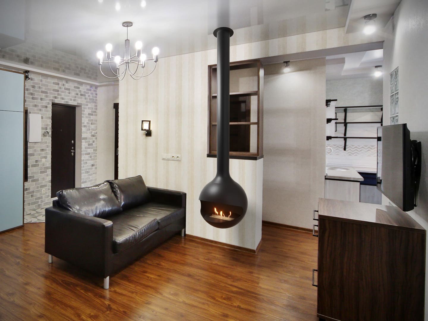 Подвесной биокамин Lux Fire Сфера 500 по цене 228 850 руб.