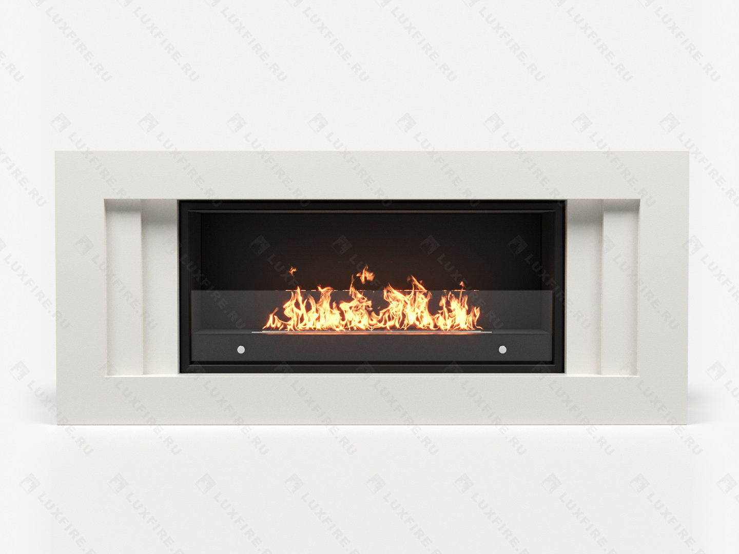 Биокамин Lux Fire с порталом Гринго 42, белый по цене 111 177 руб.