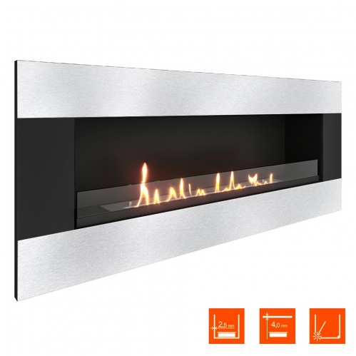 Биокамин SteelHeat GRAND-H 1200 стекло