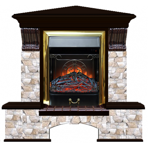 Бостон К Арбат угловой (венге)+Majestic Brass