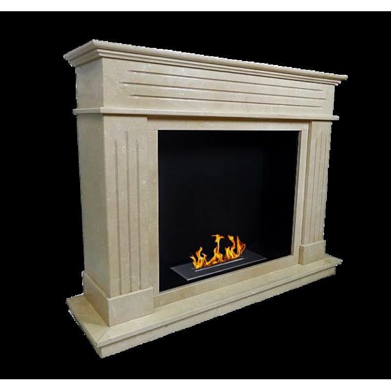 Биокамин ZeFire Варшава мрамор CREMA MARFIL по цене 149 000 руб.