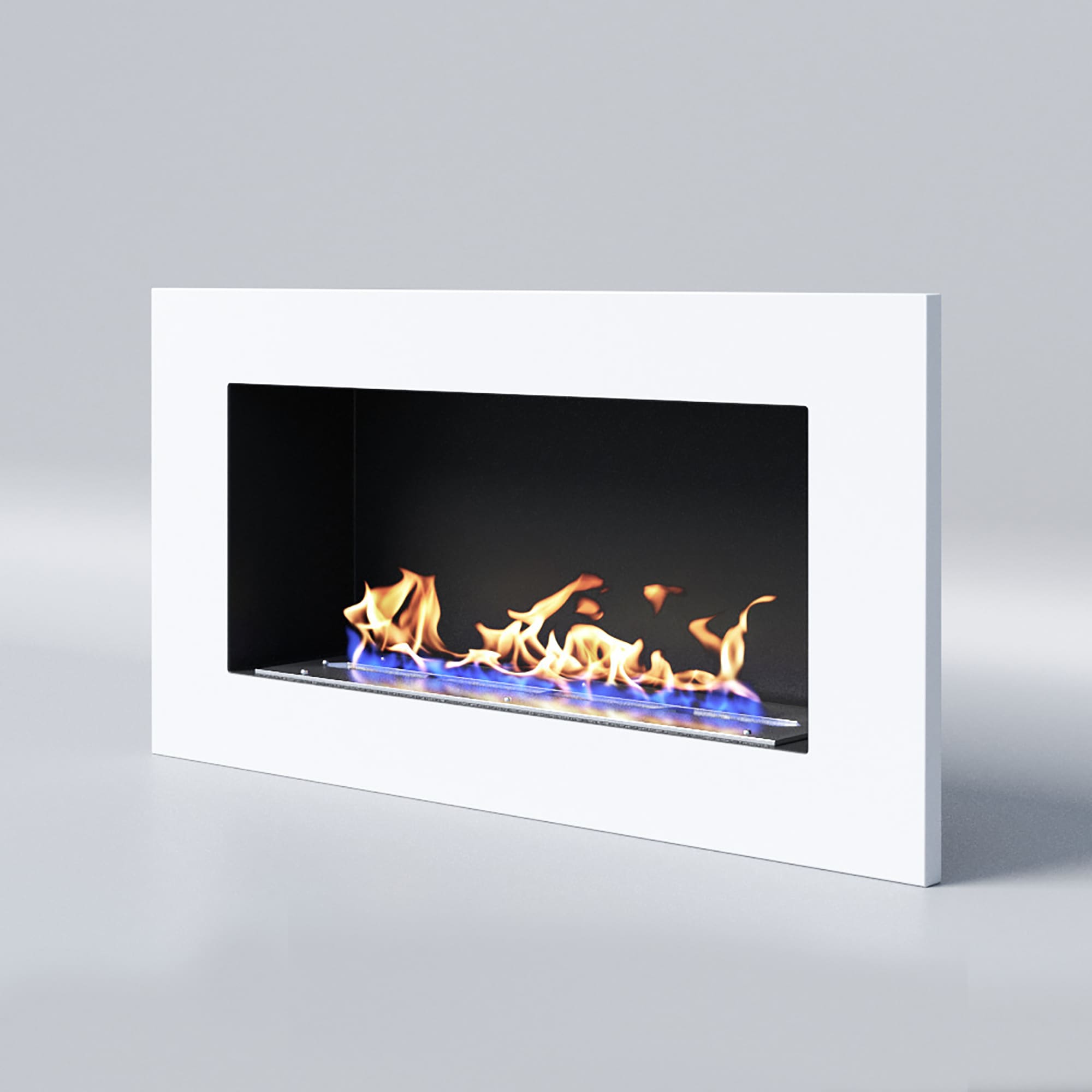 Биокамин "Русский огонь" Блонд 800V встраиваемый с защитным стеклом по цене 25 850 руб.