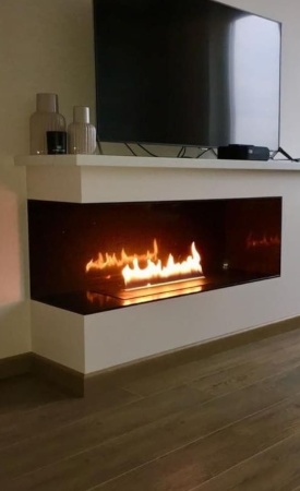 Встраиваемый угловой очаг 1200 SappFire по цене 46 850 руб.