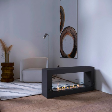 Биокамин SteelHeat WALL FRAME ONE 1000 черный, стекло по цене 59 850 руб.