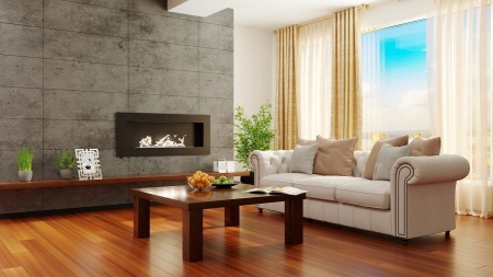 Биокамин "Русский огонь" Лофт 1500V встраиваемый с защитным стеклом по цене 43 500 руб.