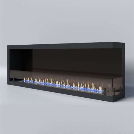 Биокамин "Русский огонь" Честер 1500 угловой правый с защитным стеклом по цене 55 400 руб.