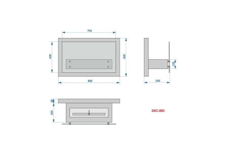 Настенный биокамин Lux Fire &quot;Премьера&quot; 800 по цене 55 418 руб.