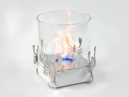 Настольный биокамин Lux Fire Зодиак "Скорпион" Белый по цене 15 000 руб.