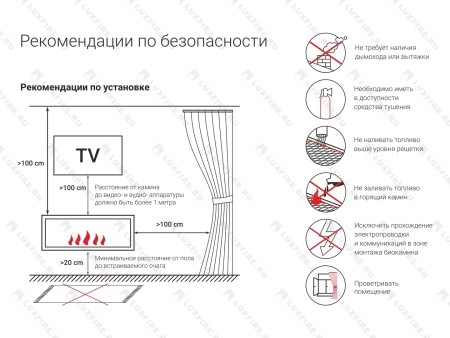 Напольный биокамин Lux Fire "Консул 2" 1200 по цене 80 630 руб.