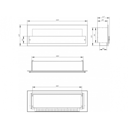 Биокамин Window 800 Glass grey по цене 42 800 руб.