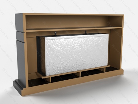 Биокамин Lux Fire с порталом Эльбрус 42, графит по цене 124 306 руб.